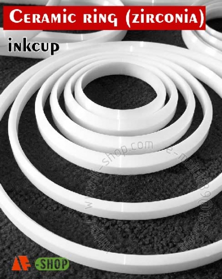 Ceramic ring (single side use) for ink cup of pad printer - Click Image to Close
