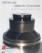 ink cup for Lc pad printer 60mm# 90mm#