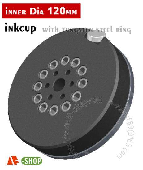 Ink cup for pad printer (outside dia:Ø130mm)WUTUNG/flat ink cup - Click Image to Close