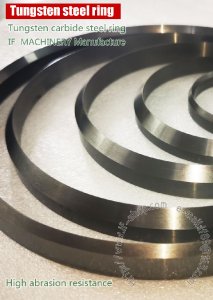 Tungsten carbide steel ring