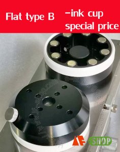 Ink cup for pad printer (outside dia:Ø90/Ø80mm)/flat ink cup-B
