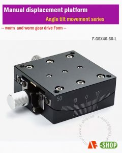 Angle tilt Displacement workbench series ( worm gear Drive)
