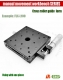 Manual workbench parallel adjustable series LX(Y) 100mm