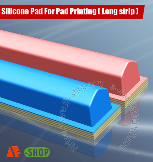 Silicone Pad for pad printing (long linear shape) - Click Image to Close