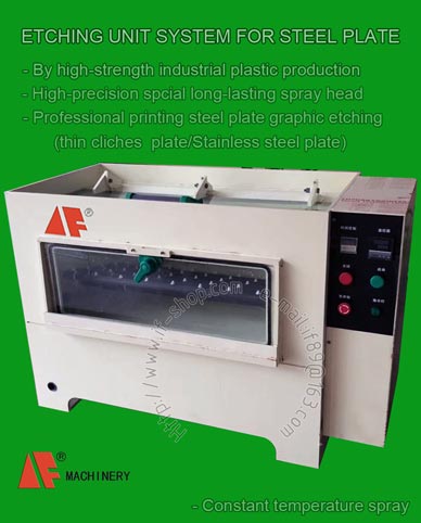 ETCHING machine for print steel plate - (Enhanced type), IF-ETCH600JL